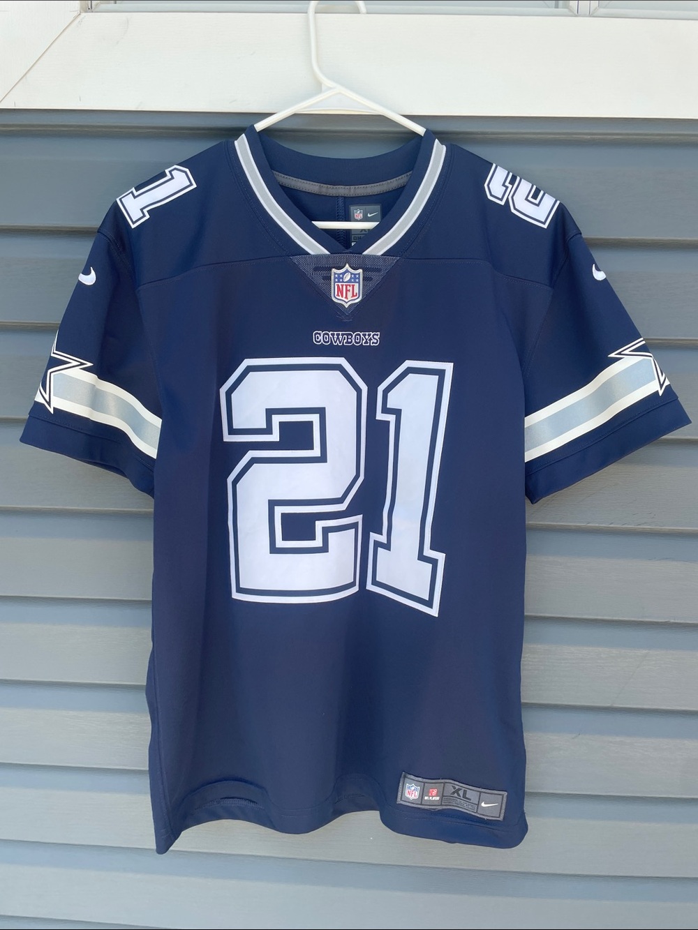 Nike Youth Dallas Cowboys Navy Blue Jersey #21